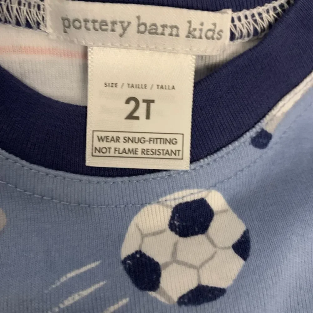 Pottery Barn Kids Sports Pajama Set